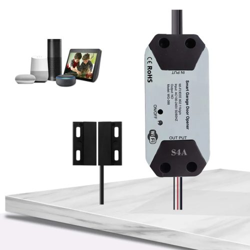 WiFi controller for garage door, control by phone, Tuya, Alexa
