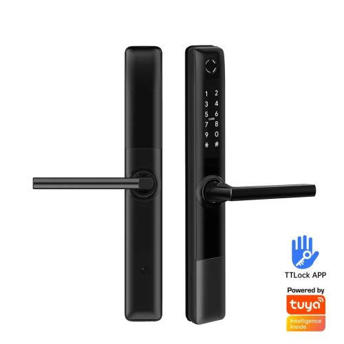 Smart Lock Door, Smart Aluminum Yala for PVC Doors, Fingerprint Access, Card, PIN Code, TTlock App